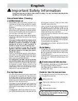 Preview for 3 page of Zanussi ZXL 66 Instruction Booklet