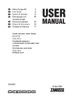 Zanussi ZXL636IT User Manual preview