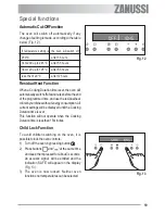 Предварительный просмотр 19 страницы Zanussi ZYB 590 XL User Manual