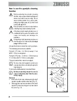 Предварительный просмотр 26 страницы Zanussi ZYB 590 XL User Manual