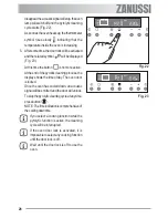 Предварительный просмотр 28 страницы Zanussi ZYB 590 XL User Manual