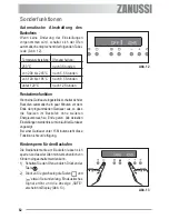 Предварительный просмотр 62 страницы Zanussi ZYB 590 XL User Manual