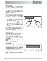 Предварительный просмотр 64 страницы Zanussi ZYB 590 XL User Manual