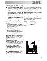 Предварительный просмотр 35 страницы Zanussi ZYB 591 Instruction Booklet