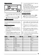 Предварительный просмотр 9 страницы Zanussi ZYB992 User Manual