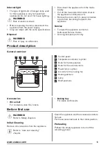 Предварительный просмотр 5 страницы Zanussi ZZB10401XV User Manual