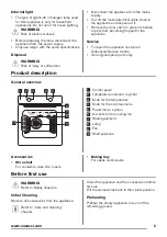 Предварительный просмотр 5 страницы Zanussi ZZB20601XV User Manual