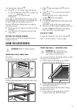 Предварительный просмотр 9 страницы Zanussi ZZP35901XK User Manual