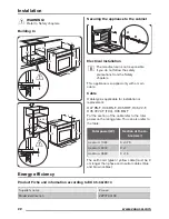 Preview for 22 page of Zanussi ZZP37901XX User Manual