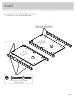 Предварительный просмотр 9 страницы Zanzini Dresser Instruction Booklet