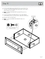 Предварительный просмотр 19 страницы Zanzini Dresser Instruction Booklet