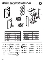 Zanzini ROUPEIRO CAPELINHA PLUS 08290503 Assembly Instruction Manual предпросмотр