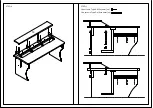 Предварительный просмотр 18 страницы Zaor Combo 61 Desk Assembly Manual