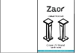 Zaor Croce Assembly Manual preview