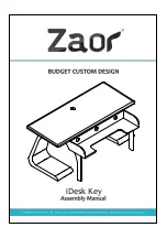 Preview for 1 page of Zaor iDesk Key Assembly Manual