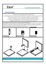 Предварительный просмотр 2 страницы Zaor Miza 61 Assembly Manual