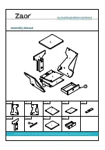 Предварительный просмотр 3 страницы Zaor Miza Rack 1 Series Assembly Manual