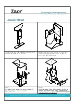 Предварительный просмотр 4 страницы Zaor Miza Rack 1 Series Assembly Manual