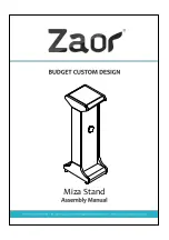 Zaor Miza Assembly Manual preview