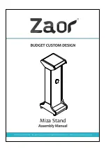 Zaor Miza Assembly Manual предпросмотр