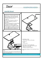 Preview for 2 page of Zaor Vela Plain Assembly Manual