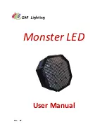 Zap Lighting Monster LED User Manual preview