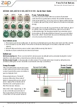 Preview for 1 page of Zap ACC060 Quick Start Manual