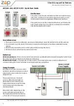 Preview for 1 page of Zap ACC200 Quick Start Manual