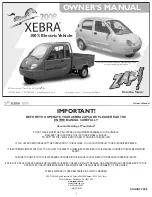 Предварительный просмотр 1 страницы Zap Xebra 2008 Owner'S Manual