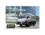 Zap ZAPVAN SHUTTLE 2010 Owner'S/Operator'S Manual preview