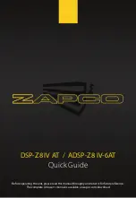 Preview for 1 page of zapco ADSP-Z8 IV-6AT Quick Manual