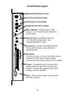 Предварительный просмотр 7 страницы zapco AG200 Owner'S Manual