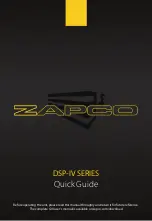 zapco DSP-IV Series Quick Manual предпросмотр