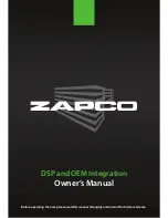 zapco DSP-Z8 III Owner'S Manual preview