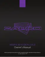 zapco HDSP-V Series Owner'S Manual preview
