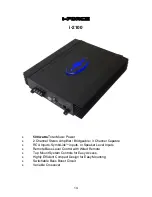 Preview for 14 page of zapco I-Force i-1200 User Manual