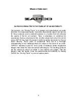 Предварительный просмотр 2 страницы zapco I-Force i-250 User Manual