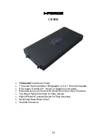 Предварительный просмотр 23 страницы zapco I-Force i-250 User Manual