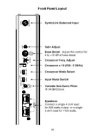 Предварительный просмотр 45 страницы zapco Reference 1000.4 User Manual