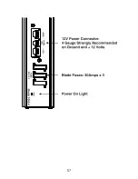 Предварительный просмотр 58 страницы zapco Reference 1000.4 User Manual