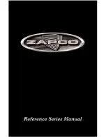 zapco Reference Series 2 User Manual preview