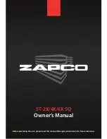 Предварительный просмотр 1 страницы zapco ST-2X SQ Owner'S Manual