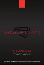 Предварительный просмотр 1 страницы zapco ST-X DSP III Series Owner'S Manual