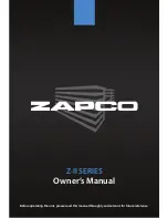 Предварительный просмотр 1 страницы zapco Z-150.2 II Owner'S Manual