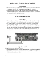 Предварительный просмотр 14 страницы zapco Z-150.2 II Owner'S Manual