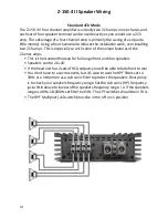 Предварительный просмотр 16 страницы zapco Z-150.2 II Owner'S Manual