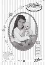 Preview for 1 page of Zapf Creation Baby Annabell 701898 Manual