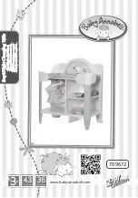 Zapf Creation Baby Annbell 709672 Manual preview