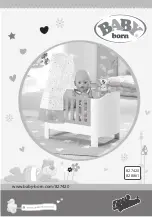 Zapf Creation BABY Born 827420 Manual preview