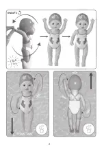 Preview for 2 page of Zapf Creation BABY born My First Swim Girl 827901 Manual